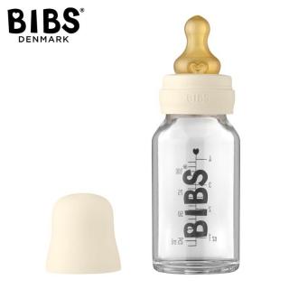 Topmark BIBS BABY GLASS BOTTLE IVORY Antykolkowa Butelka Szklana dla Noworodków 110 ml