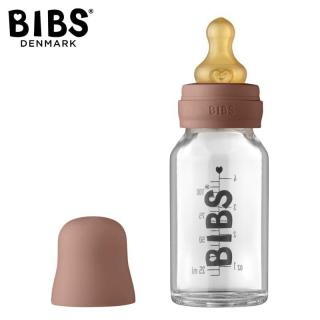 Topmark BIBS BABY GLASS BOTTLE WOODCHUCK Antykolkowa Butelka Szklana dla Noworodków 110 ml