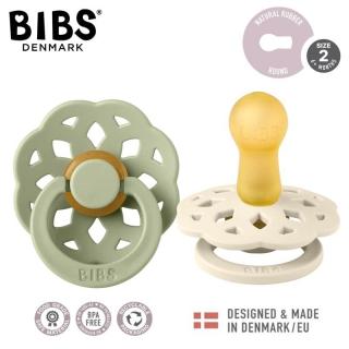 Topmark BIBS BOHEME 2-PACK IVORY  SAGE M Smoczek Uspokajający kauczuk Hevea