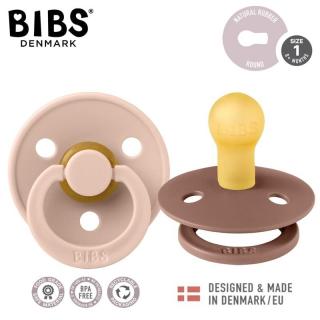 Topmark BIBS COLOUR 2-PACK WOODCHUCK  BLUSH S Smoczek Uspokajający kauczuk Hevea