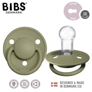 Topmark BIBS DE LUX OLIVE Smoczek uspokajający silikonowy ONE SIZE BOX 20 SZT