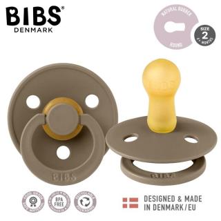 Topmark BIBS DUO COLOUR DARK OAK M Smoczek uspokajający kauczuk Hevea 2 szt