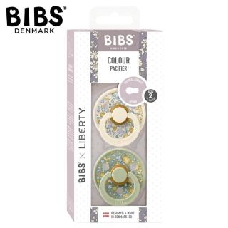 Topmark BIBS LIBERTY COLOUR 2-PACK ELOISE SAGE M Smoczek uspokajający kauczuk Hevea