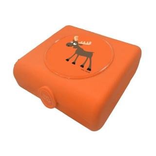 Topmark Carl Oscar Kids Sandwich Box Pojemnik na przekąski i kanapki Orange - Moose