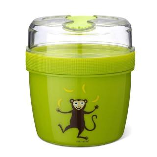 Topmark Carl Oscar- N'ice Cup™ L Pojemnik śniadaniowy z wkładem chłodzący Lime - Monkey