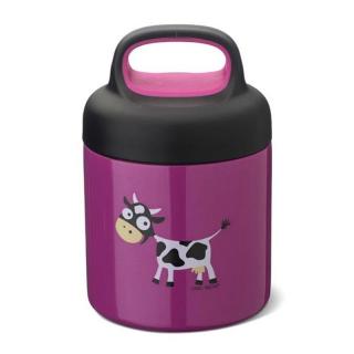 Topmark Carl Oscar TEMP Lunch Jar - Termos ze szlachetnej stali nierdzewnej 0.3 L Purple - Cow