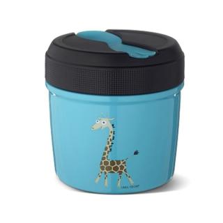 Topmark Carl Oscar TEMP Lunch Jar - Termos ze szlachetnej stali nierdzewnej 0,5 L Tourquise - Giraffe