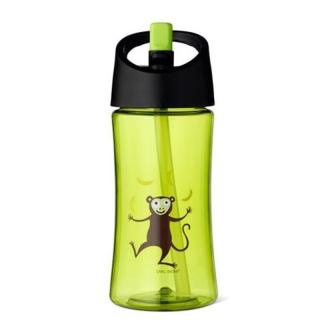 Topmark Carl Oscar Transparentny bidon ze słomką 350 ml Lime - Monkey