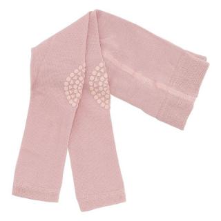 Topmark GoBabyGo antypoślizgowe legginsy do raczkowania i nauki chodzenia Dusty Rose 12 m+