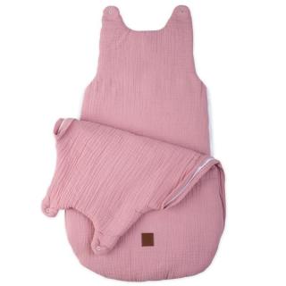 Topmark Hi Little One śpiworek dla Noworodka muślin TOG 3,0 ONE BAG BABY PINK roz S