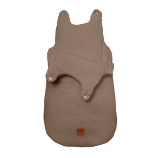 Topmark Hi Little One śpiworek dla Noworodka muślin TOG 3,0 ONE BAG Dark Oak roz S