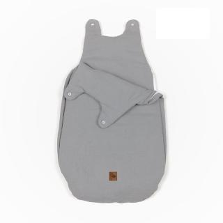 Topmark Hi Little One śpiworek dla Noworodka muślin TOG 3,0 ONE BAG Grey roz S