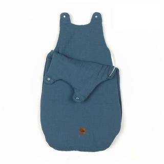 Topmark Hi Little One śpiworek dla Noworodka muślin TOG 3,0 ONE BAG Jeans roz S