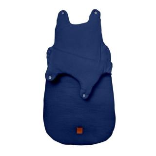 Topmark Hi Little One śpiworek dla Noworodka muślin TOG 3,0 ONE BAG Navy roz S