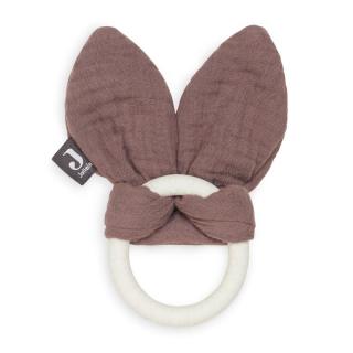 Topmark Jollein gryzak silikonowy Bunny Ears Chestnut