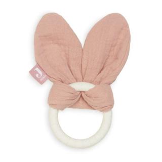 Topmark Jollein gryzak silikonowy Bunny Ears Rosewood