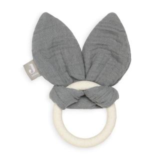 Topmark Jollein gryzak silikonowy Bunny Ears Storm Grey