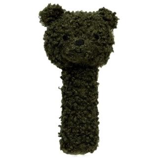 Topmark Jollein grzechotka dla Niemowlaka miękka Miś TEDDY BEAR Leaf Green