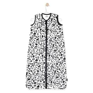 Topmark Jollein śpiworek niemowlęcy do spania 0,5 TOG LEOPARD Black  White 70 cm