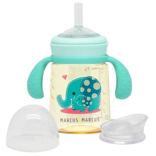 Topmark Marcus  Marcus kubek/butelka treningowa z ustnikiem i słomką 3D 2w1 180 ml Mint Ollie