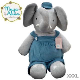 Topmark Meiya  Alvin - Mega duża lalka przytulanka XXXL Alvin Elephant