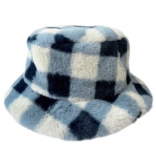 Topmark Rockahula Kids kapelusz zimowy dla dziewczynki Furry Bucked Blue 3-6 lat