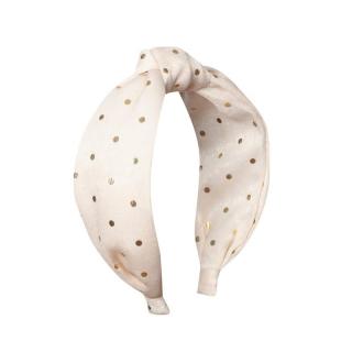 Topmark Rockahula Kids opaska do włosy dla dziewczynki Gold Spotty Headband Neutral