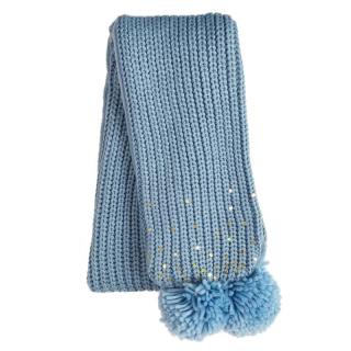 Topmark Rockahula Kids szalik zimowy dla dziewczynki Shimmer Sequin Blue