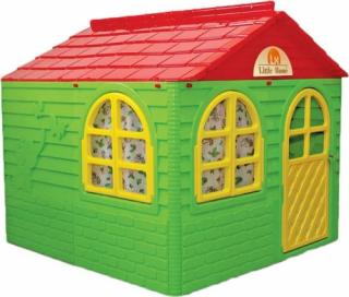 Domek ogrodowy dla dzieci z dachem i drzwiami