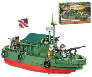 Klocki Cobi Mała Armia Patrol Boat River Mk II