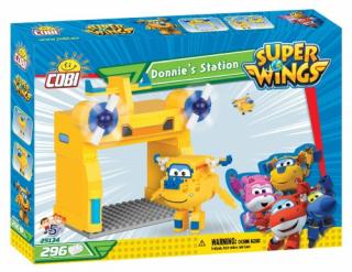 KLOCKI COBI SUPER WINGS HANGAR SAMOLOTÓW DONNIE