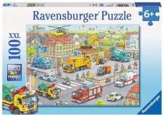 Ravensburger puzzle xxl pojazdy w mieście 105588
