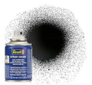 Revell farba spray kolor czarny błyszczący 34107