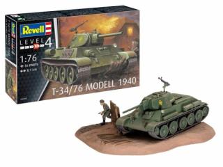 Revell Model Do Sklejania Czołg T34/76 Modell 1940