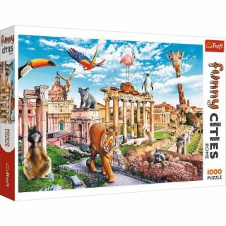 Trefl Puzzle 1000 Funny Cities Dziki Rzym