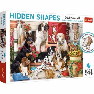 Trefl Puzzle Hidden Shapes Psia zabawa Color