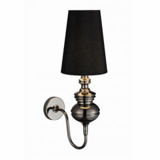 Azzardo - Lampa ścienna BAROCO BLACK