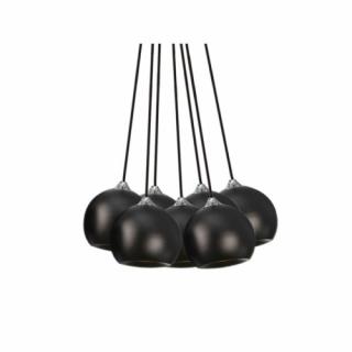 Azzardo - Lampa wisząca GULIA 7 BLACK