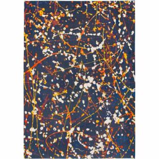 Dywan Nowoczesny Granatowy - ABSTRACT BLUE 9220