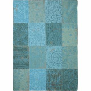 Dywan Nowoczesny Turkusowy Patchwork - AZURE 8015