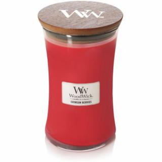 WoodWick Crimson Berries – świeca duża