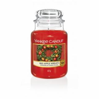 YANKEE CANDLE - DUŻA ŚWIECA RED APPLE WREATH