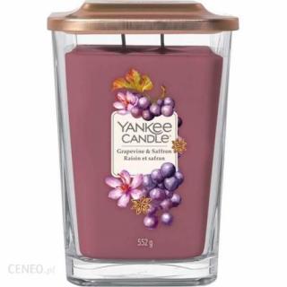 Yankee Candle Elevatiom - Duża Świeca GRAPEVINE  SAFRON