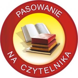 Przypinka "Pasowanie na czytelnika"