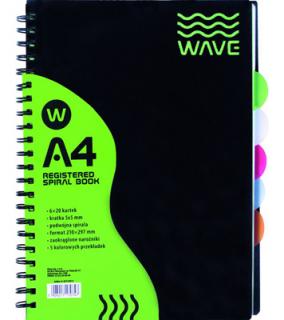 Kołonotatnik/organizer Wave A4/120