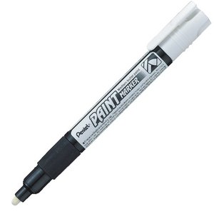 Marker olejowy MMP20 PENTEL "B" biały