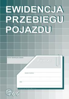 V60 Ewidecja przebiegu pojazdu Nowa