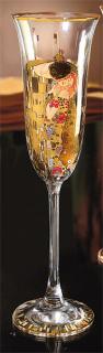 Kieliszek do szampana,  Pocałunek , Gustav Klimt