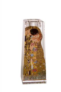 Świecznik 13 cm,  Pocałunek , Gustav Klimt