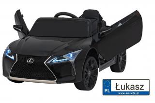 Autko na akumulator dla dzieci Lexus LC500 Czarny JE1618.CZ